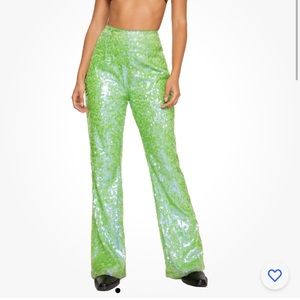 Premium Sequin Flare Pants